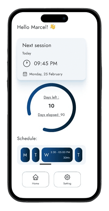 Mobile app screenshot